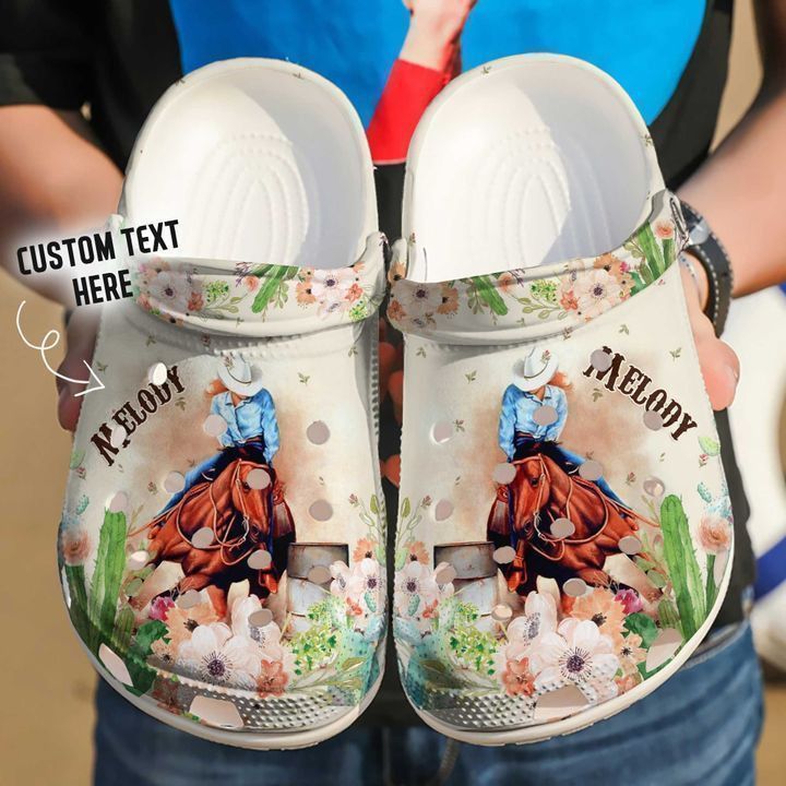 Cowgirl Personalized Up Classic Clogs Crocs Shoes