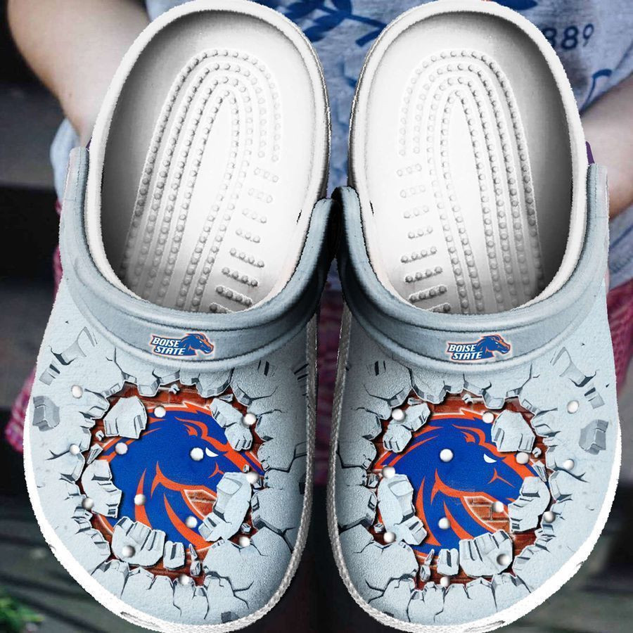 Boise State Broncos Tide clog Crocs Shoes