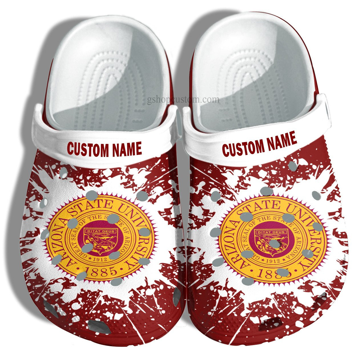 Arizona State University Graduation Gifts Croc Crocs Clog Shoes Customize- Admission Gift Crocs Clog Shoes