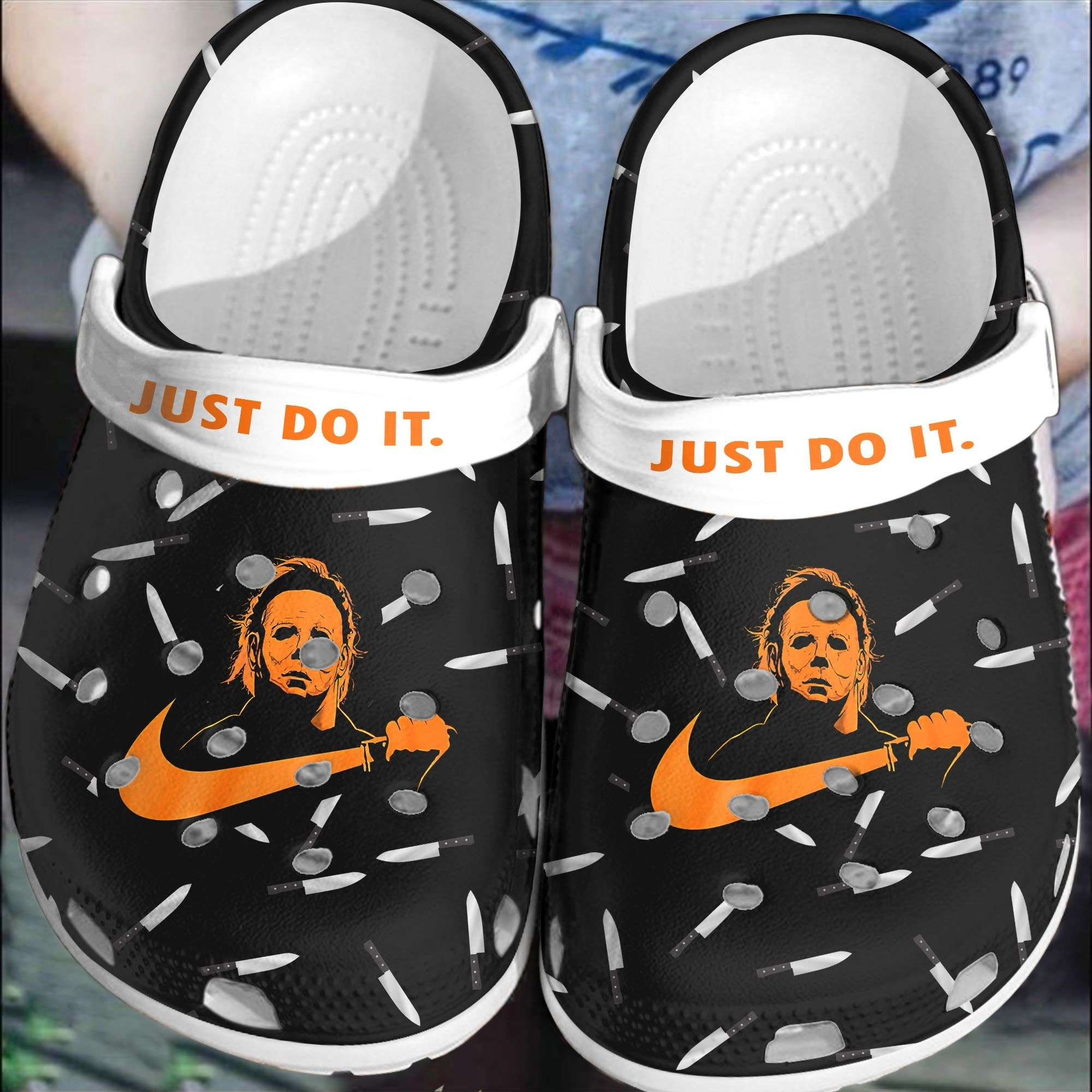 Halloween Movie Just Do It Michael Myers Characters Horror Movie Crocband Clogs