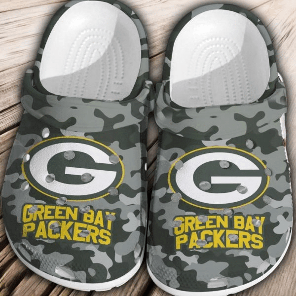 GB Camouflage Crocs Clog Shoes Custom Name