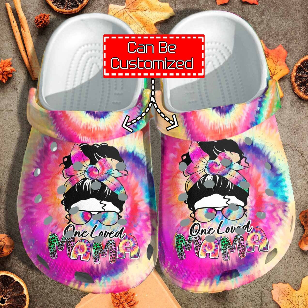 Custom Personalized One Loved Mama Clog Crocs Shoes