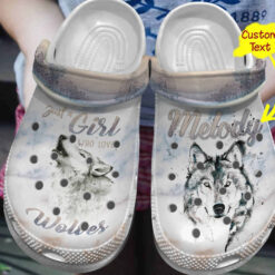 Girl Who Love Wolves Crocs Shoes Crocbland Clog Gifts