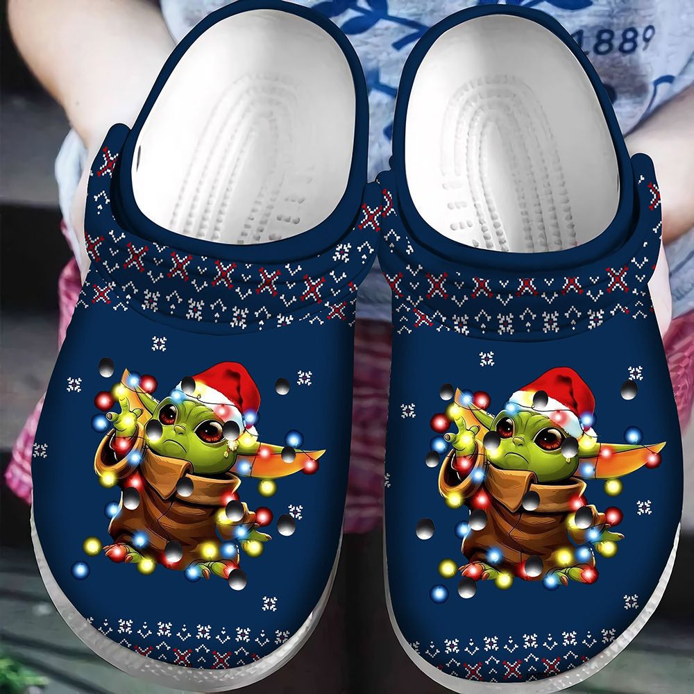 Baby Yoda Christmas Classic Clogs Crocs Shoes
