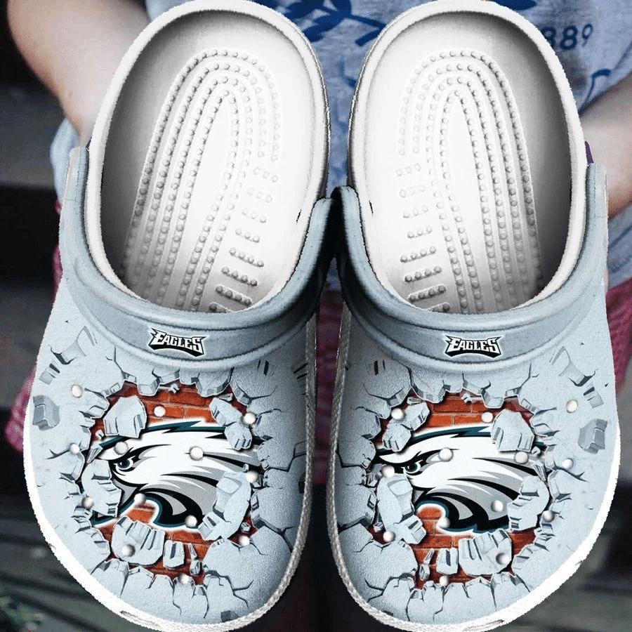 Eagles Tide Clog Crocs Shoes Custom Name