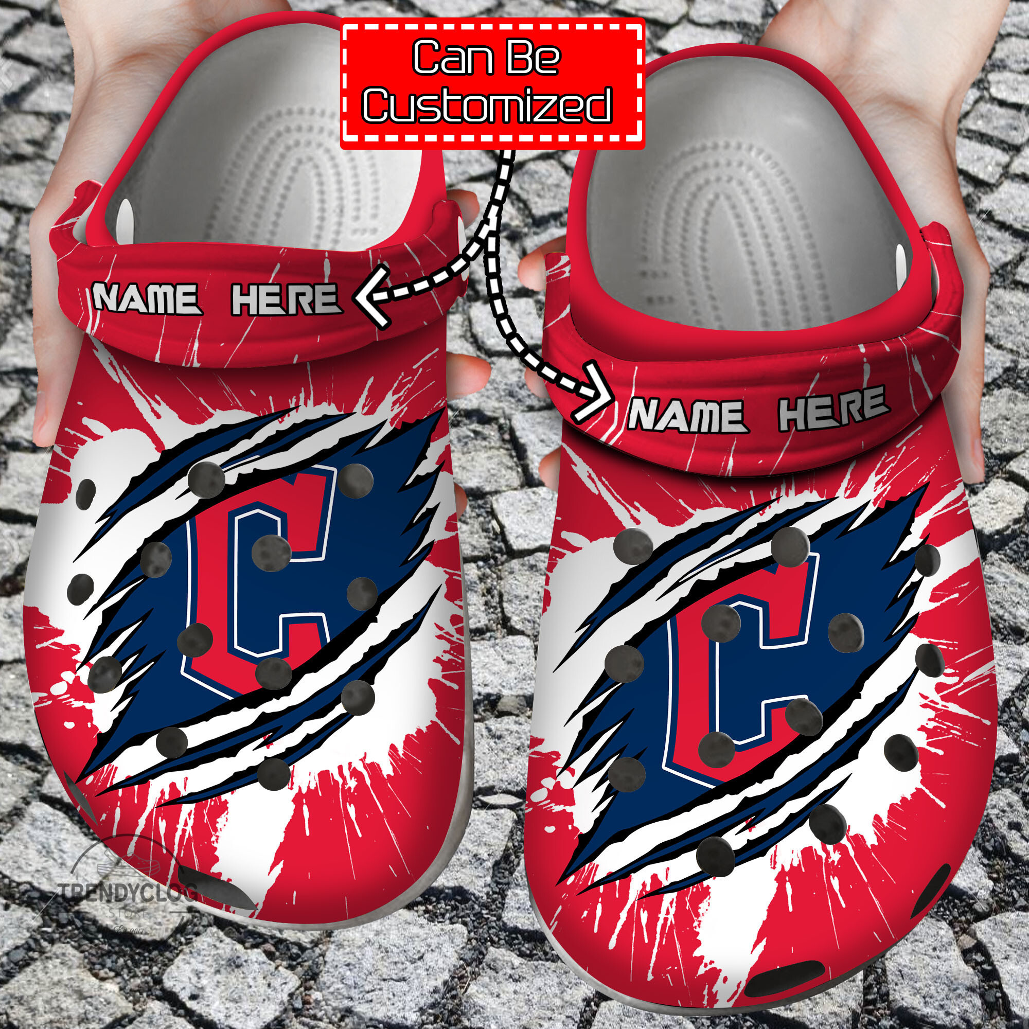 Baseball Personalized CGuardians Ripped Claw Clog Crocs Shoes