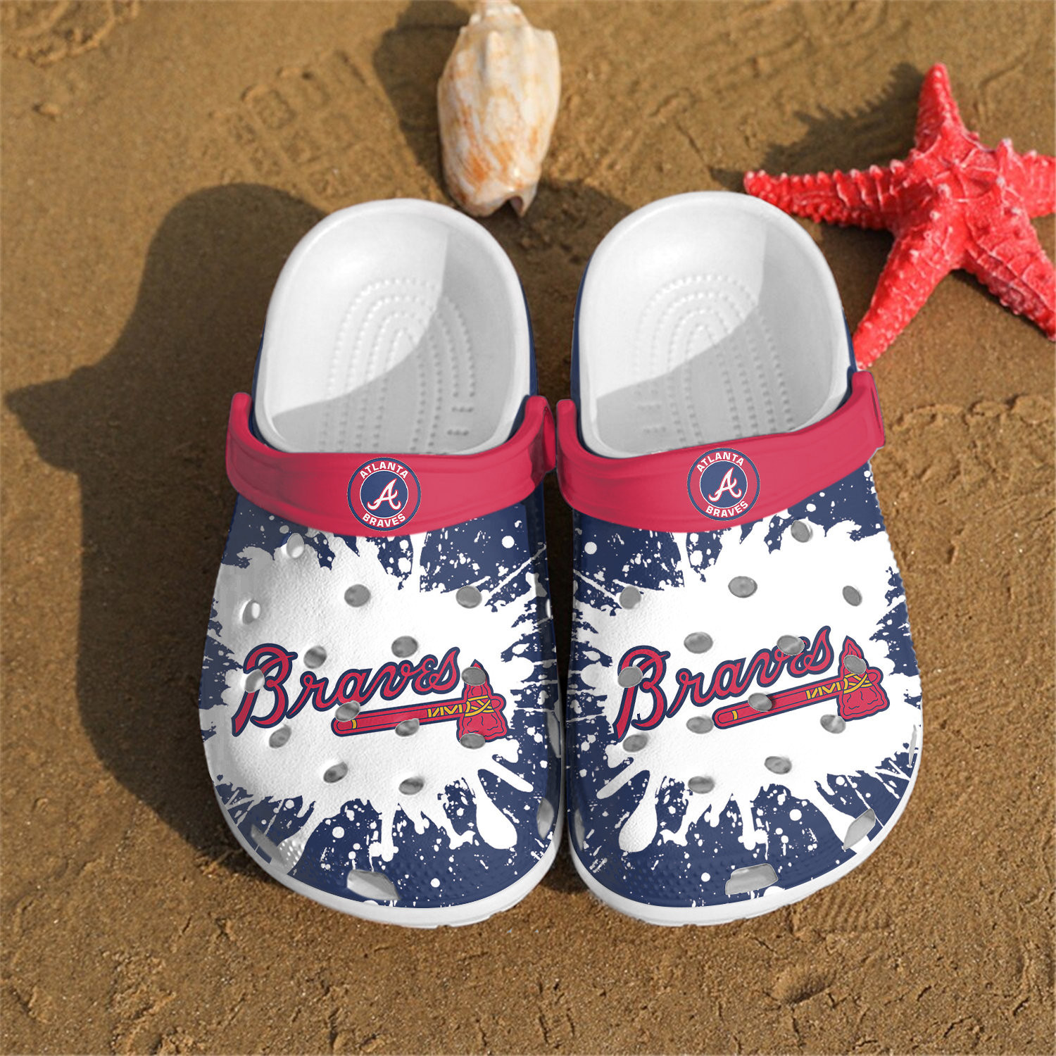 Braves Crocband Clog Crocs Shoes For Men Women