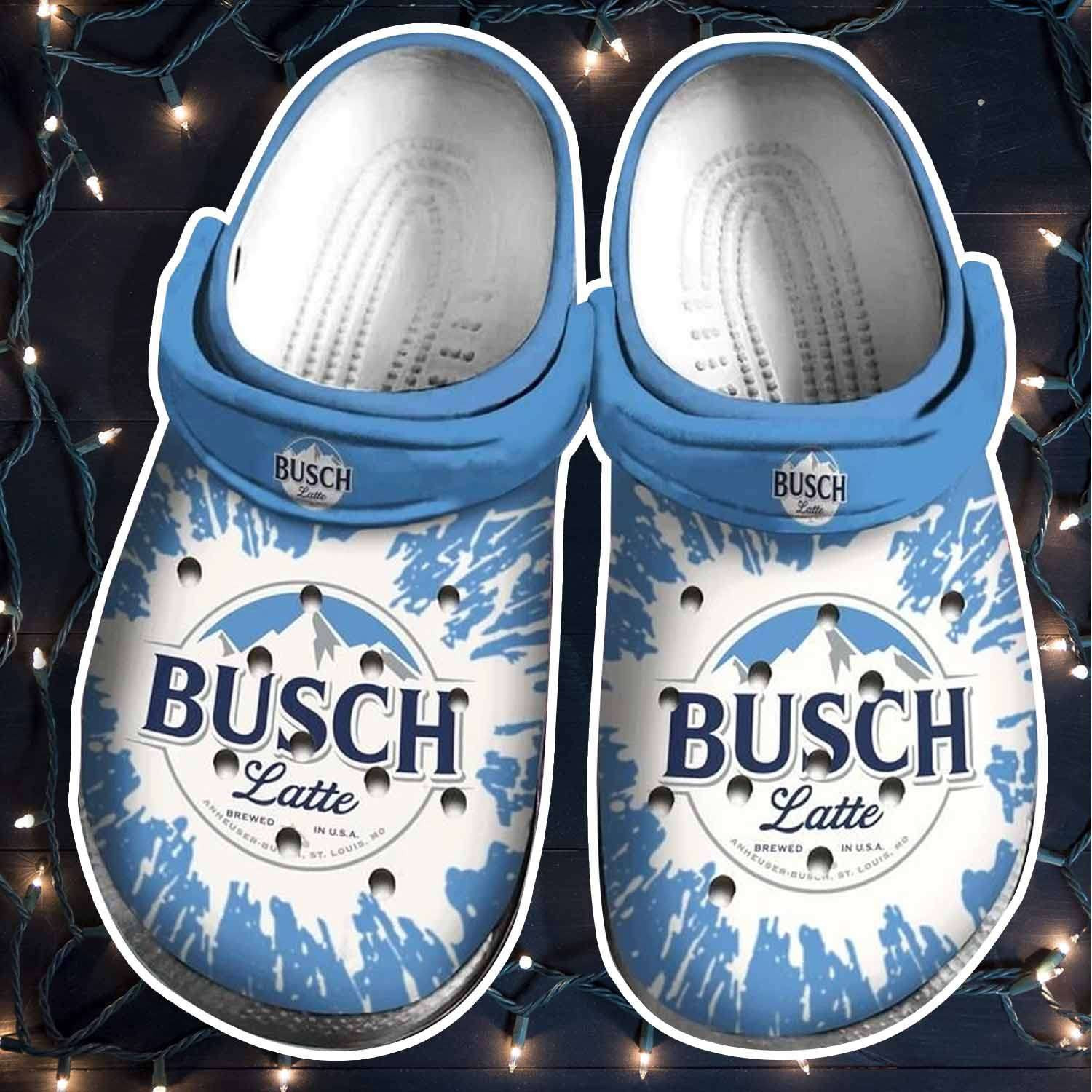 Busch Latte Beer Lovers Crocband Clogs