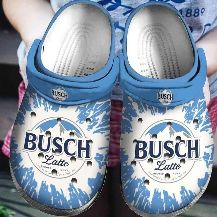 Busch Latte Beer clog Crocs Shoes