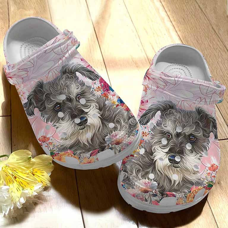 Lovely Schnauzer Clogs Crocs Shoes For Holiday Birthday