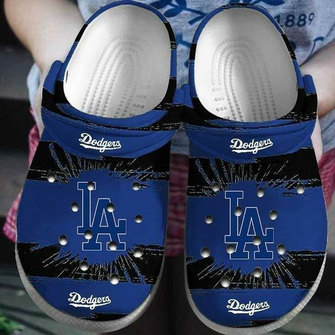 Dodgers Personalized Clog Crocs Shoescrocband Clog Unisex Fashion Style