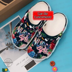 Nurse Nurse Floral Life clog Crocs Shoes