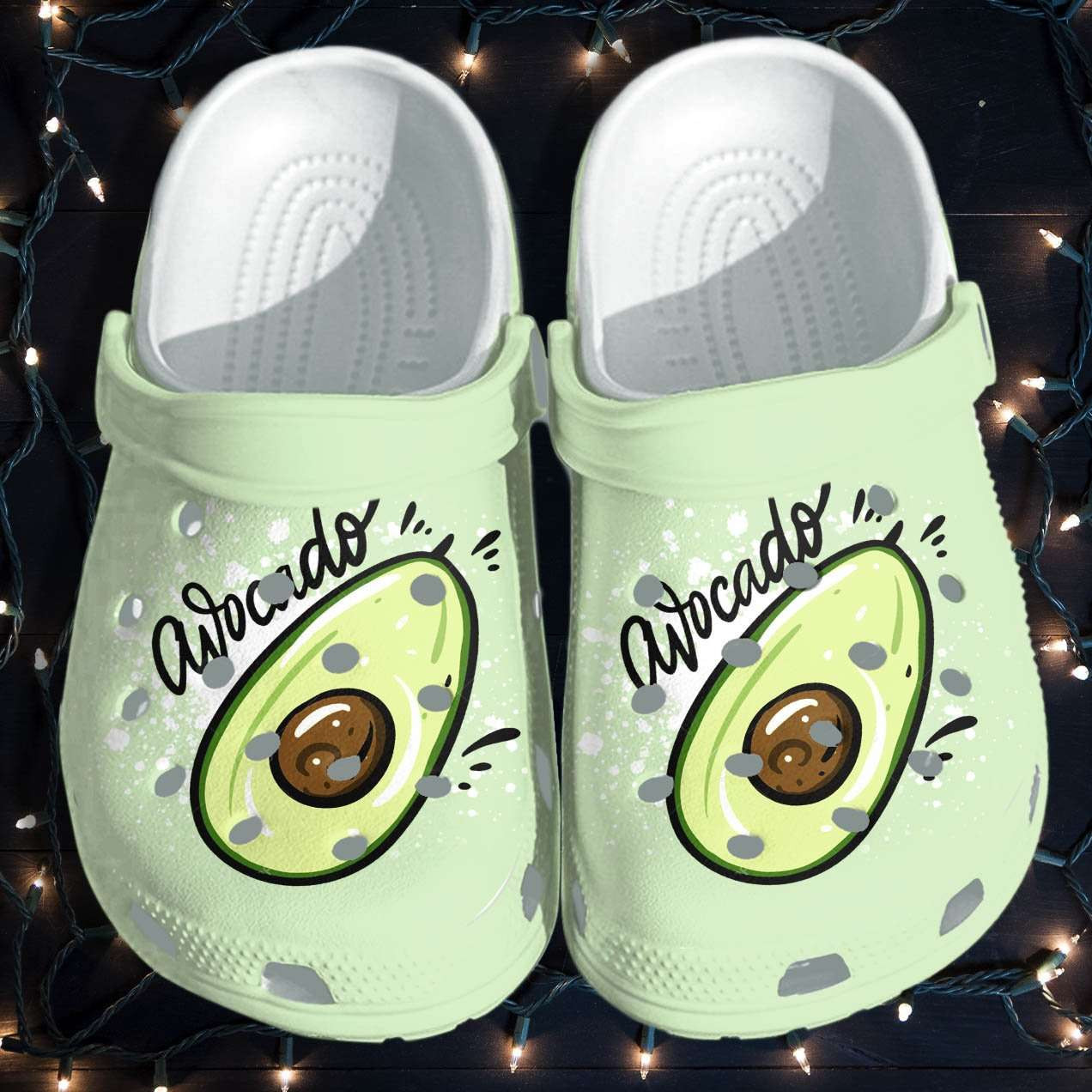 Cute Avocado Fruits Lover Crocband Clog Crocs Shoes