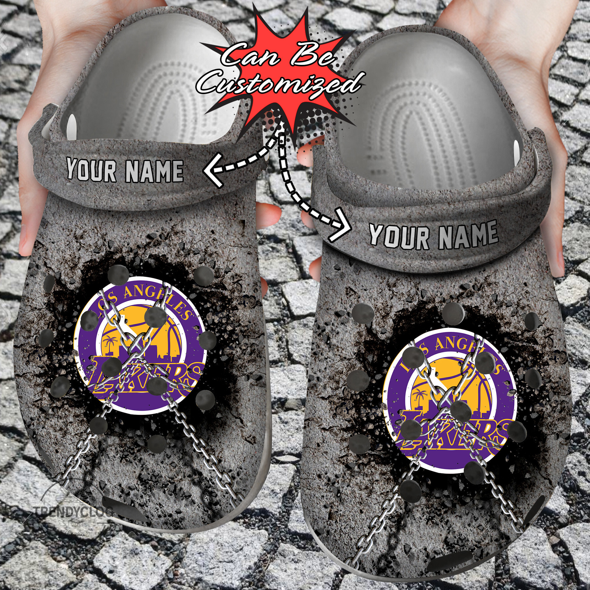 Basketball Los Angeles Personalized Clog Crocs Shoes