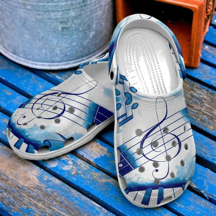 Music Blue Symphony Classic Clogs Crocs Shoes