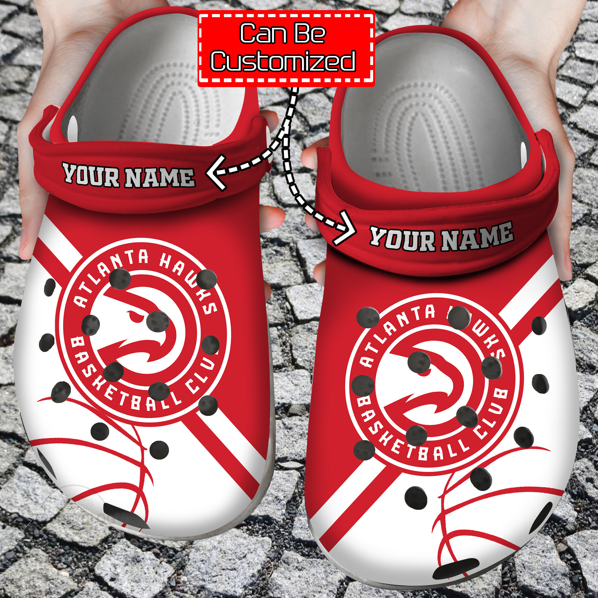Custom Team Logo Name Basketball New Style Clog Crocs Shoes