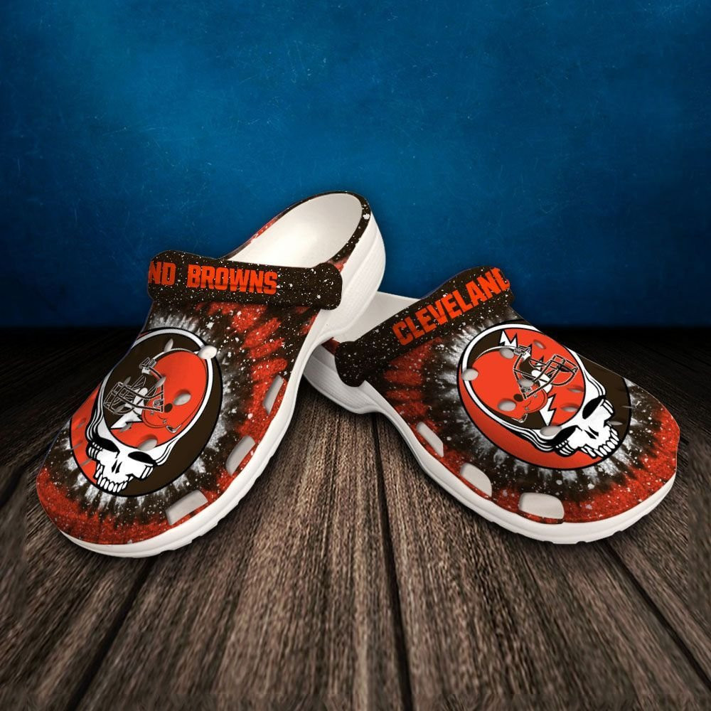 Browns Custom Name Crocs Clog Shoes