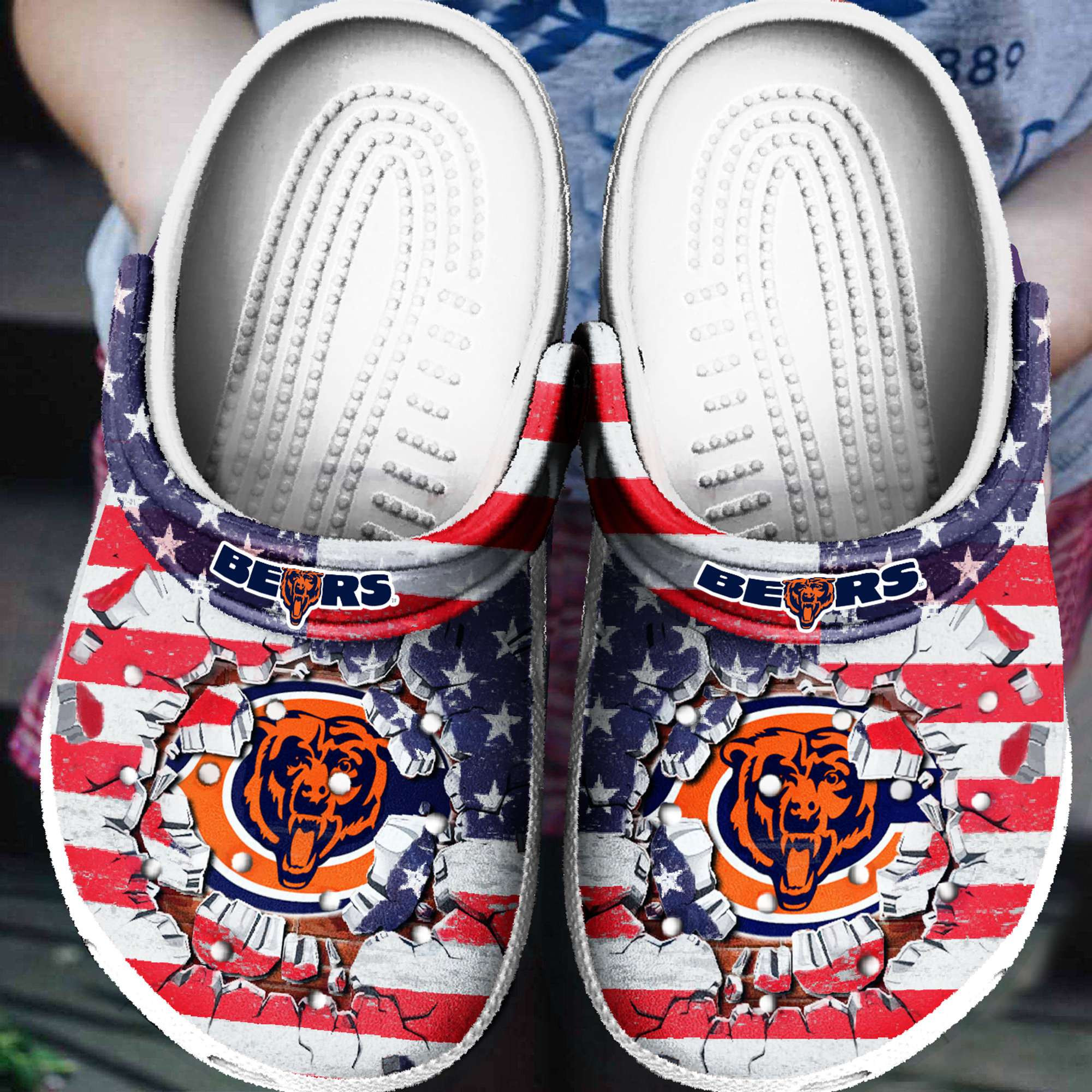 Bears Clog Crocs Shoes Custom Name