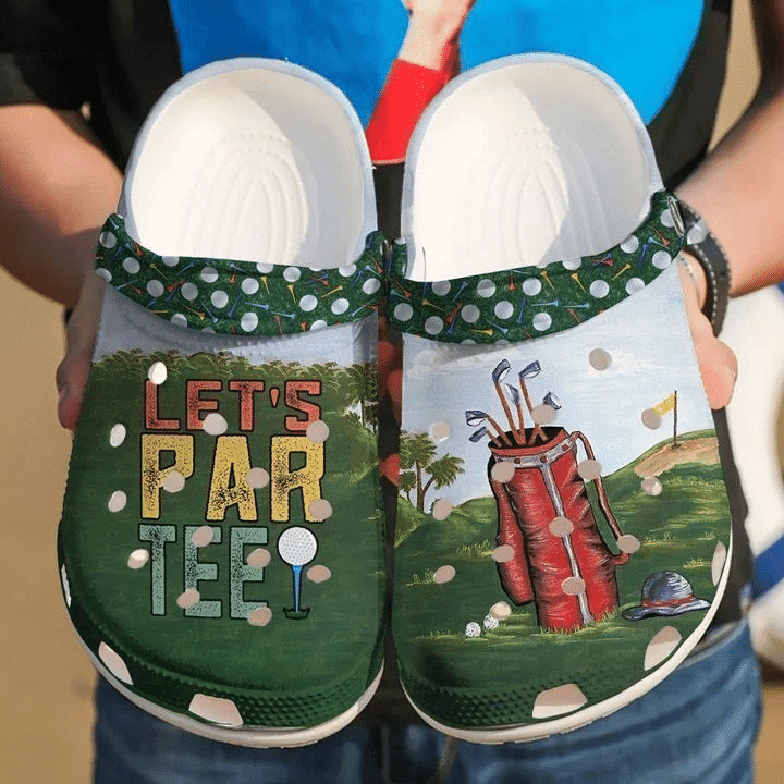 Golf Lets Par-Tee clog Crocs Shoes