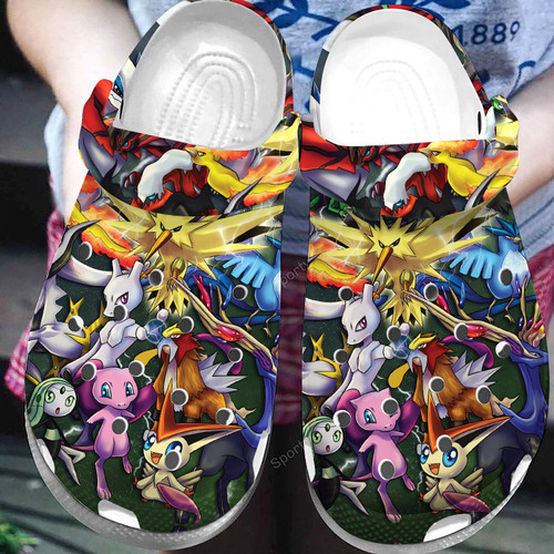 Legendary Pokemon Clogs Crocs Shoes