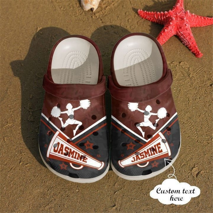 Cheerleader Personalized Cheerleading Girl Classic Clogs Crocs Shoes