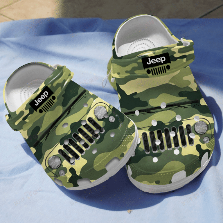 Camo Jeep Classic Crocs Shoes clogs Gifts For Men Son Grandpa Father Day 2022