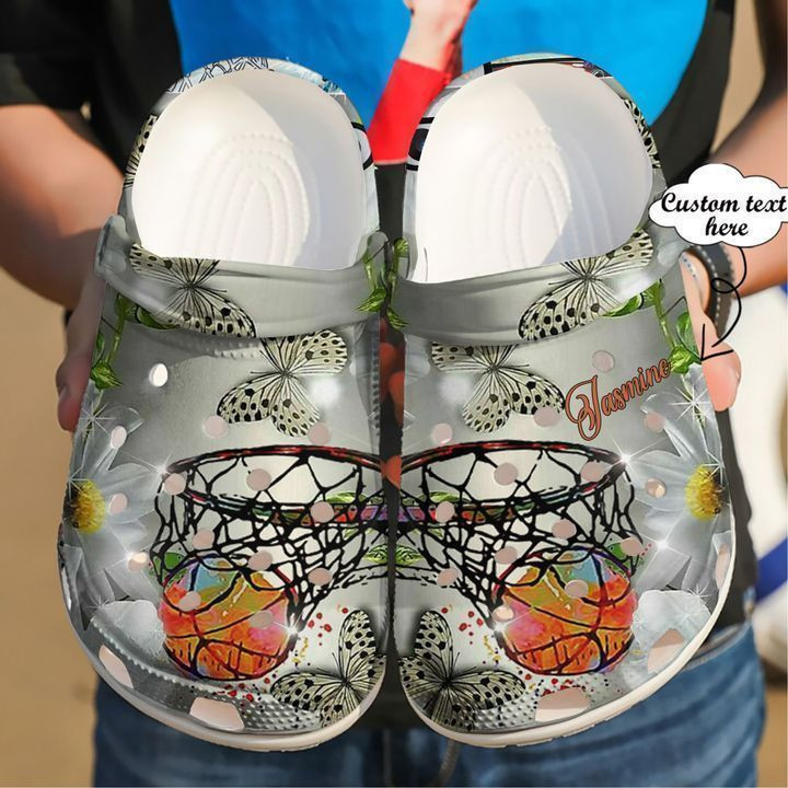 Basketball Personalized Daisy Classic Clogs Crocs Shoes