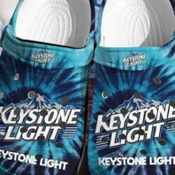 Keystone Light Tie Dye Clogs Crocs Shoes