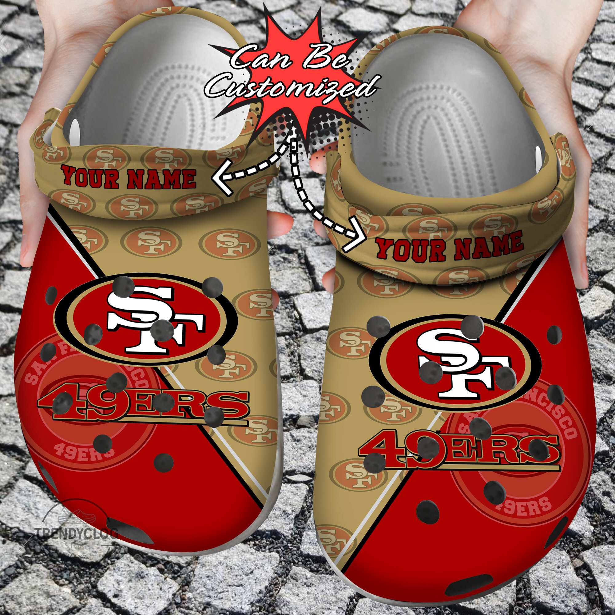 Football Personalized SF49 Clog Crocs Shoes