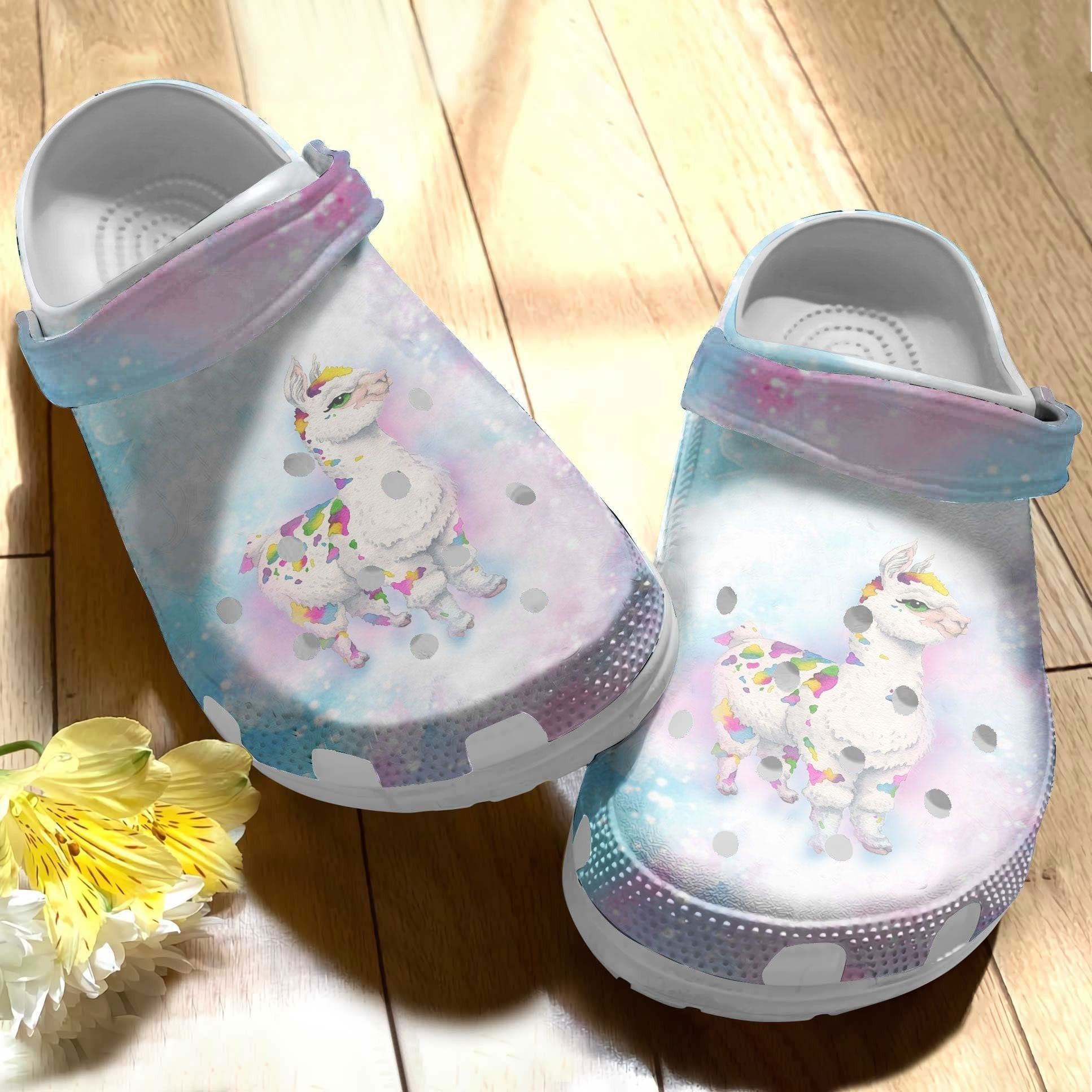 Magical For Alpaca Crocs Shoes - Llamas Cartoon clogs Gift For Girl Daughter