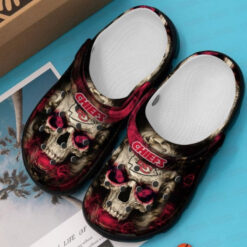 Kansas Skull Crocband Clog Crocs Shoes