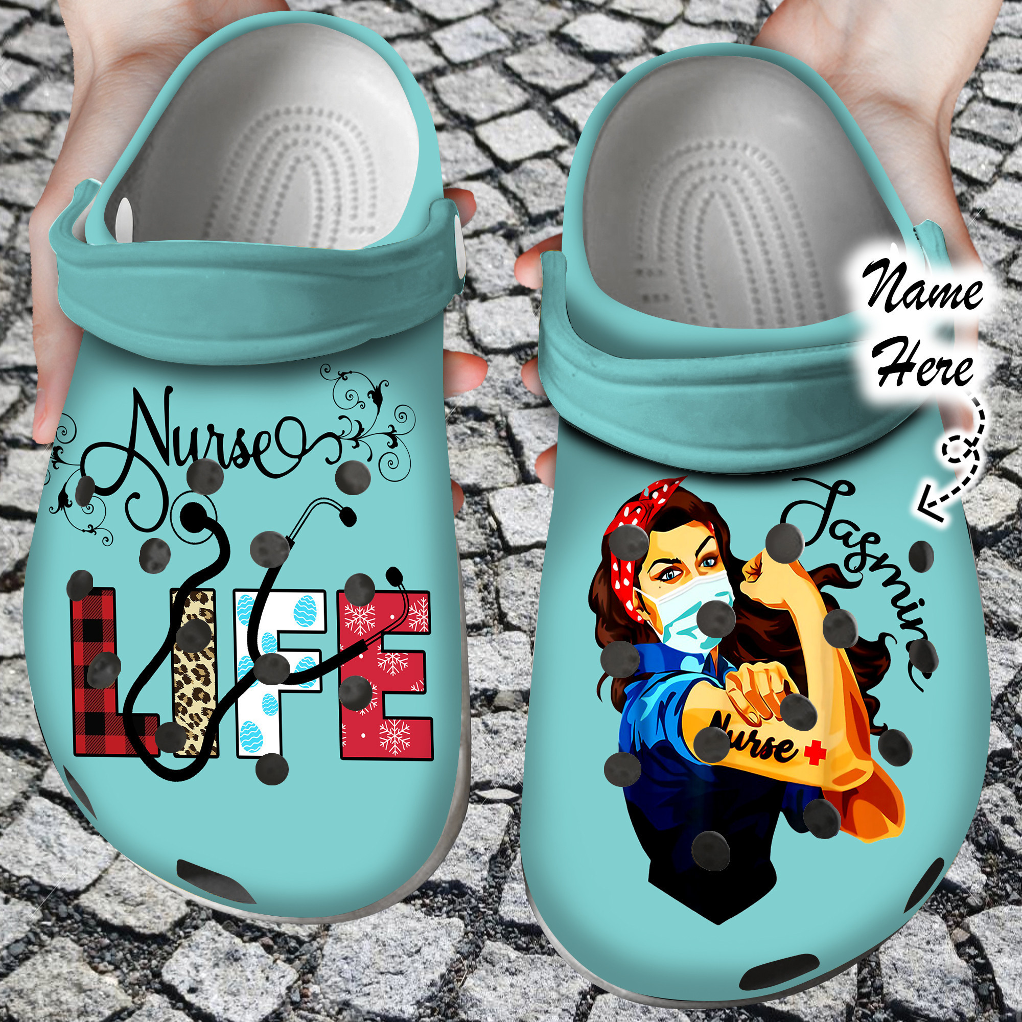 Nurse Nurse Personalized Life clog Crocs Shoes