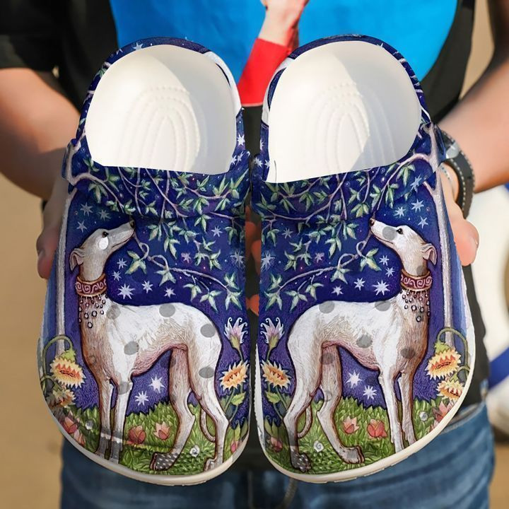 Greyhound Under The Stars clog Crocs Shoes