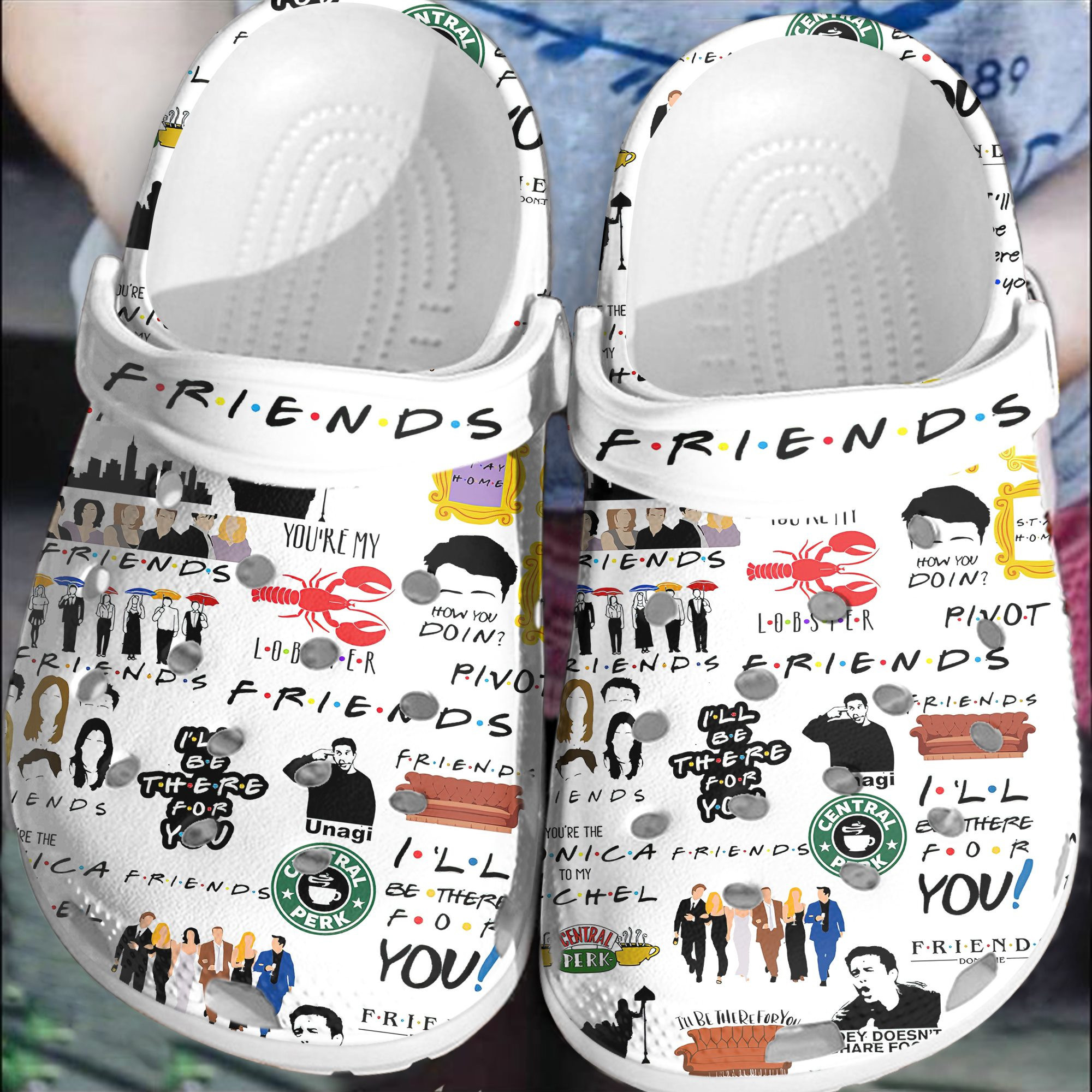 Friends Tv Show Crocband Clogs