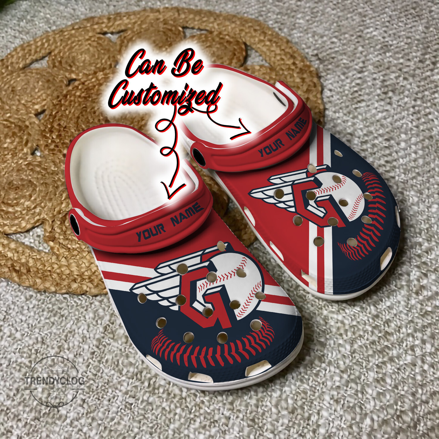 Baseball CGuardians Personalized Baseball Logo Team Clog Crocs Shoes