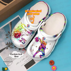 Basketball Crocs Basketball Personalized Colourful Clog Crocs Shoes