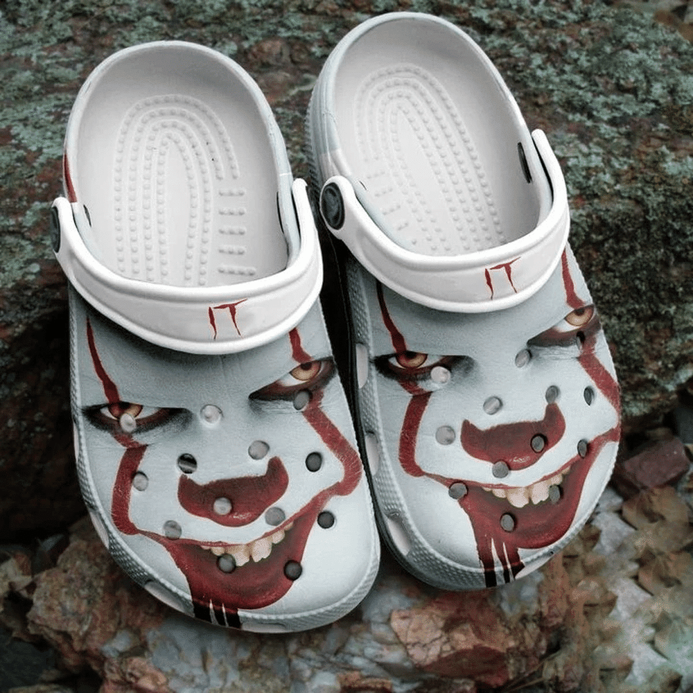 It Pennywise Halloween Classic Clogs Crocs Shoes