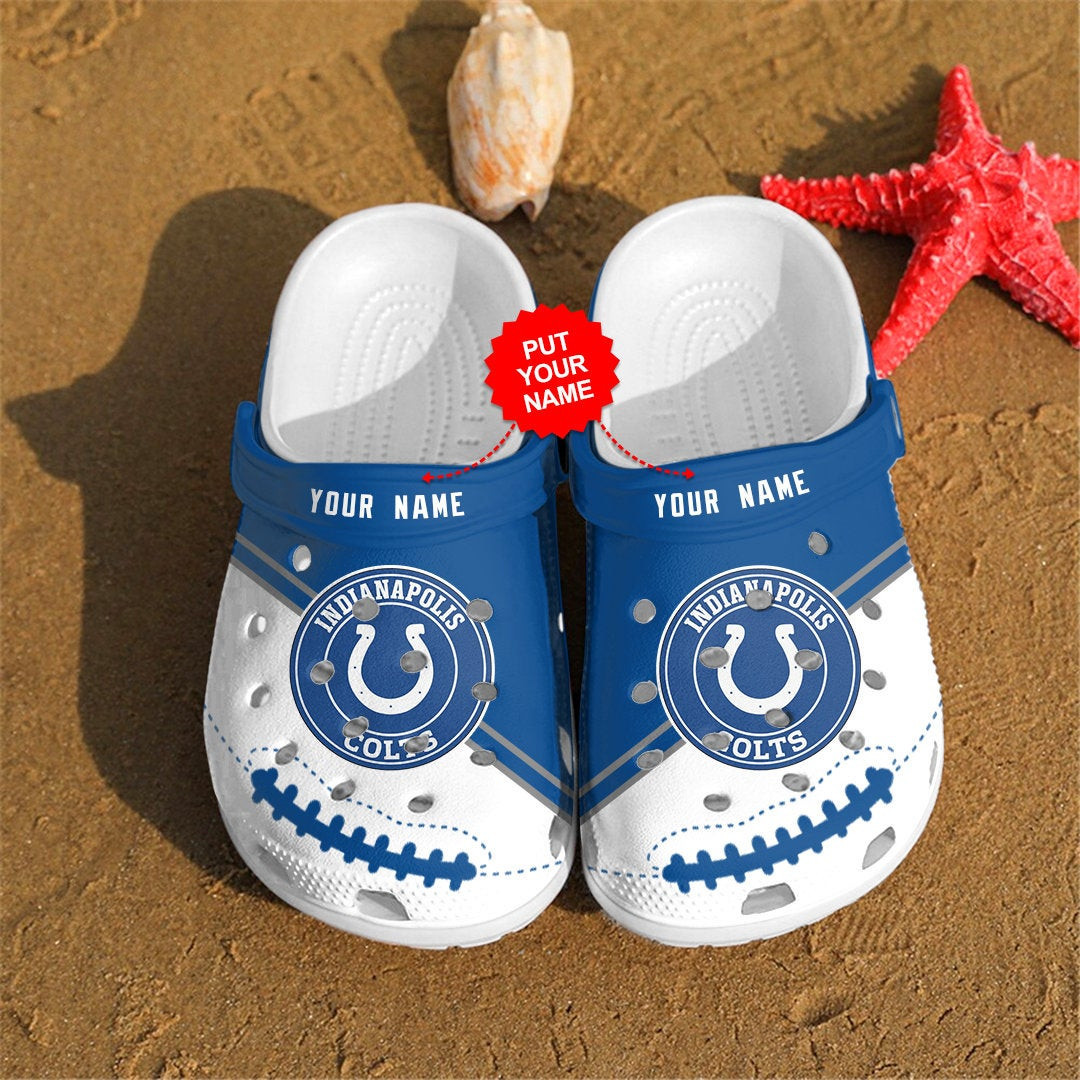 Indianapolis Colts Personalized Custom Crocs Clog Shoes