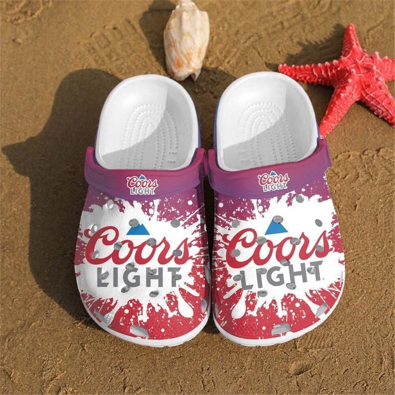 Coors Light Red Clogs Crocs Shoes