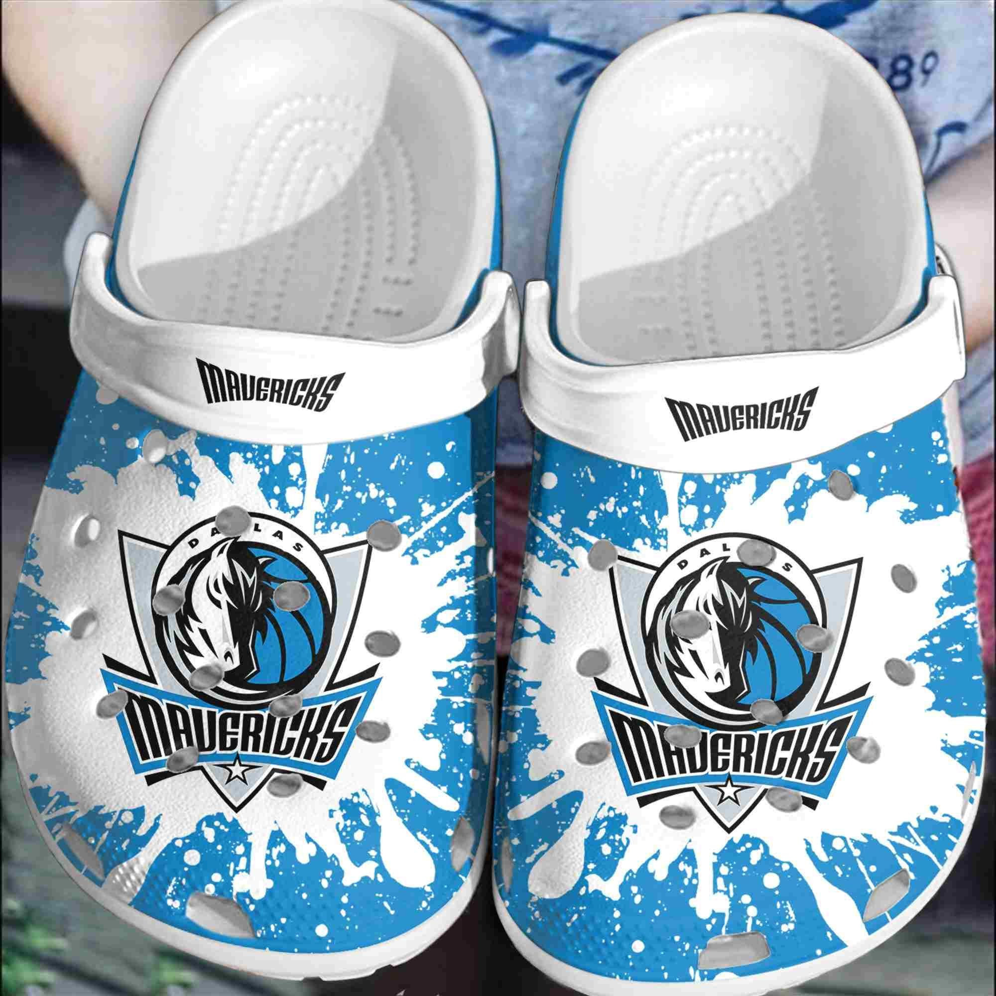 Dallass Mavericks Basketball Crocband Clog Crocs Shoes For Men Women