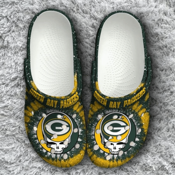 Green Bay Packers Classic Clogs Crocs Shoes