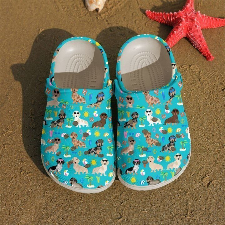 Dachshund Summer Classic Clogs Crocs Shoes