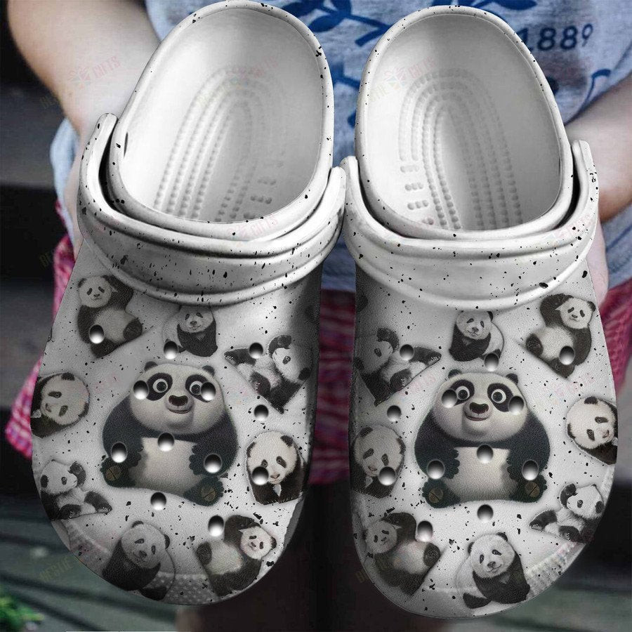 Cute Panda Crocs Shoes Clogs Gifts Birthday For Children