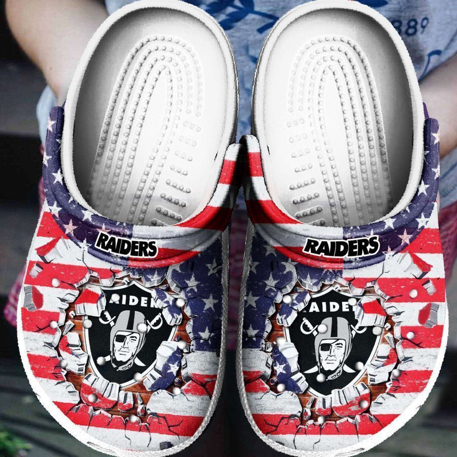 Las Vegas Raiders Clog Crocs Shoes