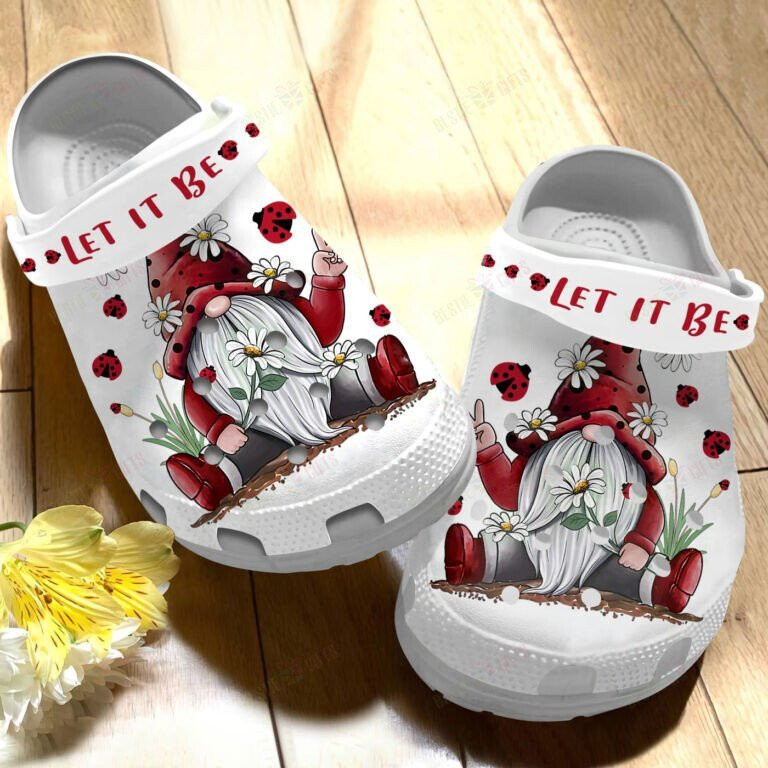 Gnome Let It Be Crocs Shoes Clogs Gifts For Men Women Children