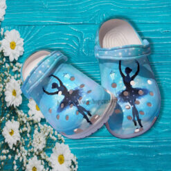 Ballets Girl Dancer Twinkle Croc Crocs Shoes Gift Grandaughter- Ballets Sister Crocs Shoes Croc Clogs