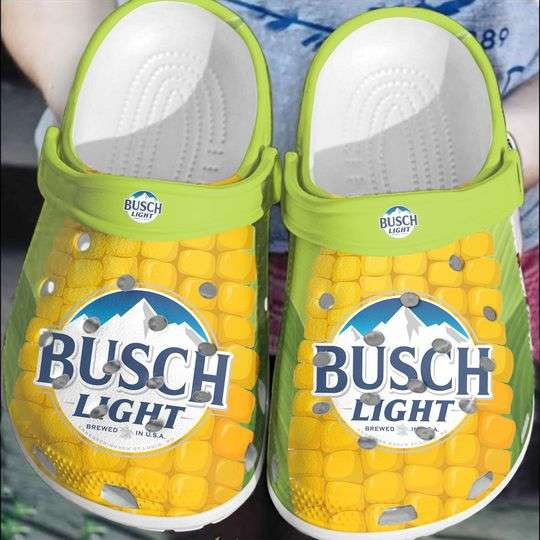 Busch Light Corn Beer Lovers Crocband Clog Crocs Shoes