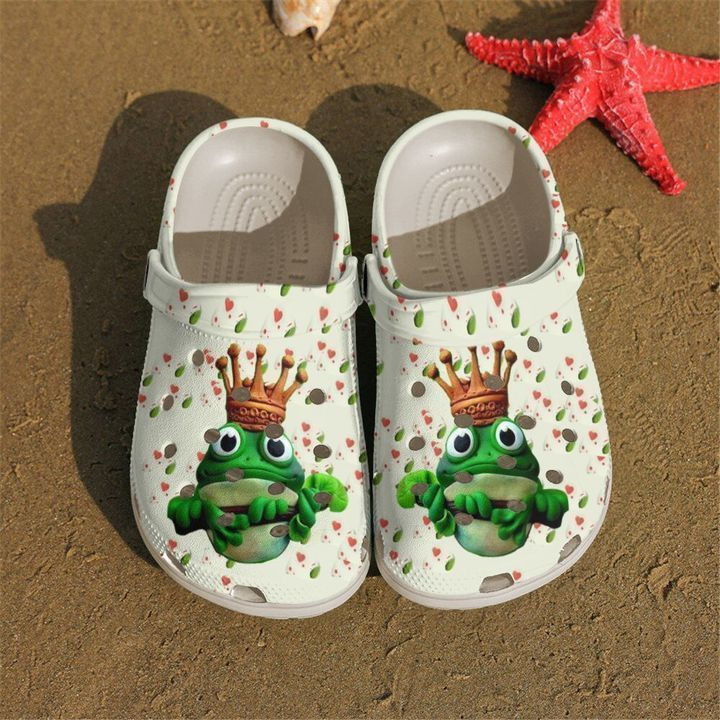 Frog Lovely King Clog Crocs Shoes