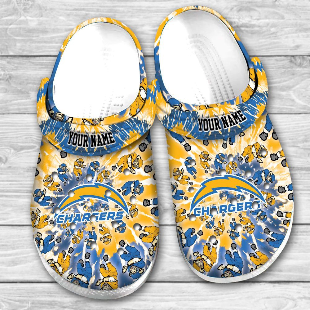 Los Angeles Chargers Grateful Dead Custom Personalized Crocs Clog Shoes