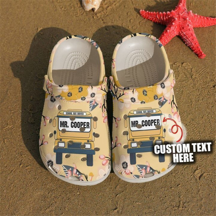 Bus Driver Personalized School Front Clog Crocs Shoes